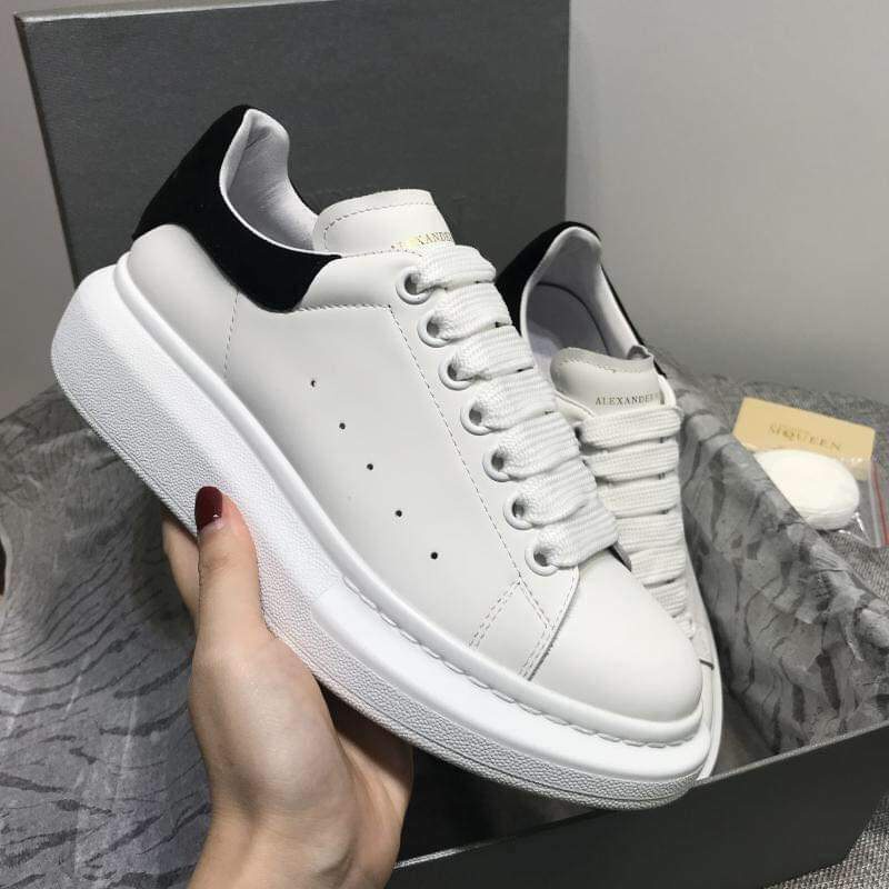 Giày MCQ độn đế gót nỉ bản cao cấp