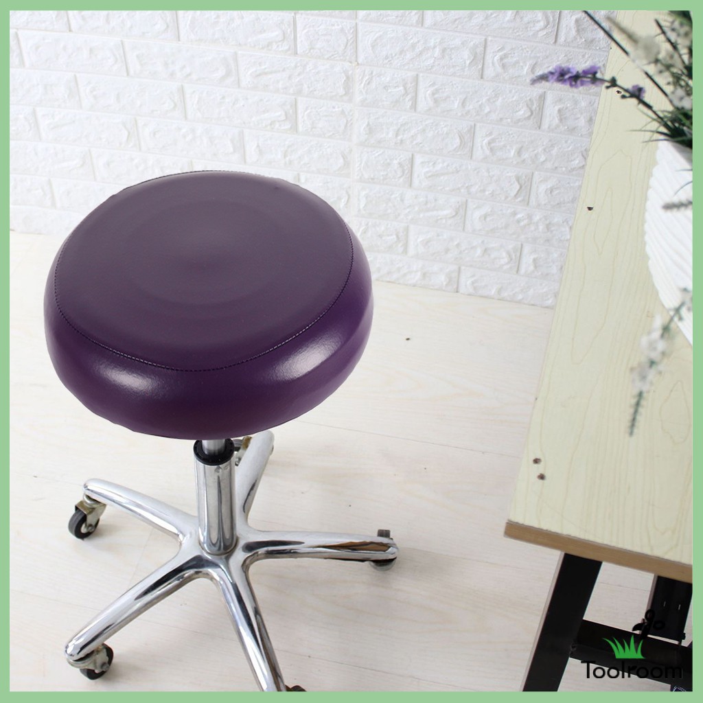 Vỏ Bọc Ghế Xoay Tròn Bằng PU Co Giãn Chống Nước Màu Be