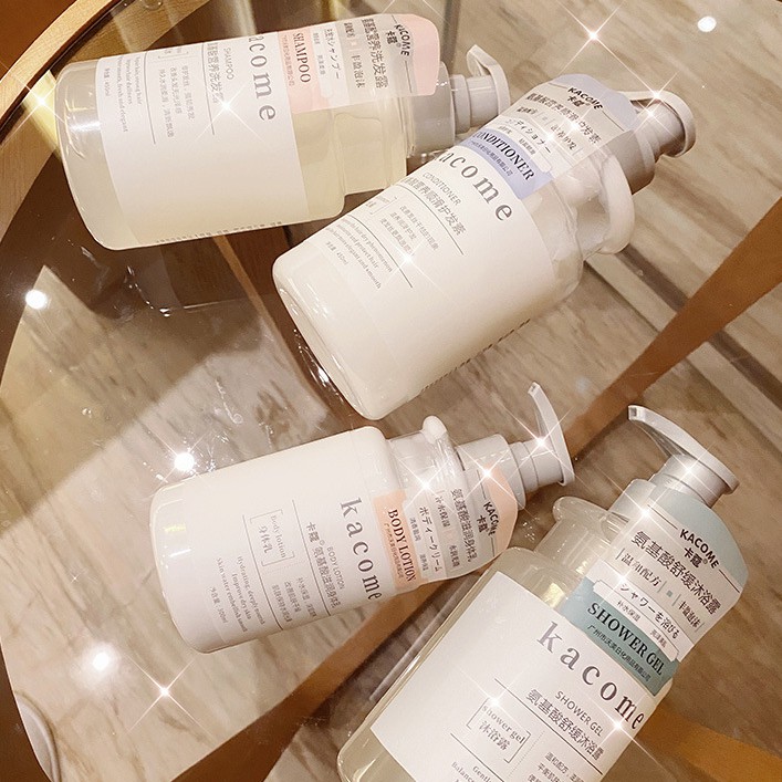 Bộ dầu gội xả sữa tắm Kacome xuất nhật thơm lâu 450ml