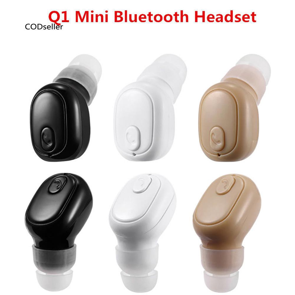 Tai nghe nhét tai Q1 không dây kết nối Bluetooth 4.1 âm thanh Stereo cho Samsung iPhone