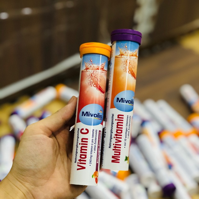 Viên sủi Mivolis của Đức- hàng đi air