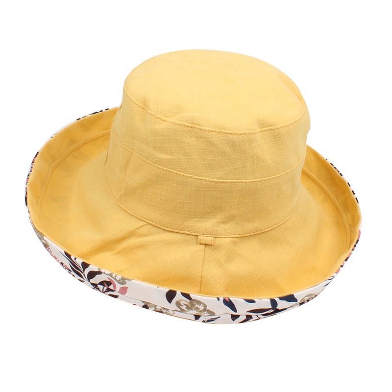 Nón Vành Rộng Hai Mặt Bằng Cotton Chống Nắng EMA gối nệm cho người việt