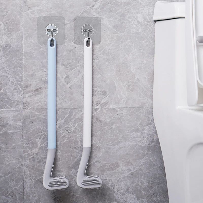 [Mẫu Mới] Bàn Chải Silicon Chà Bồn Cầu Vệ Sinh Toilet Hình Gậy Đánh Golf Mẫu Mới