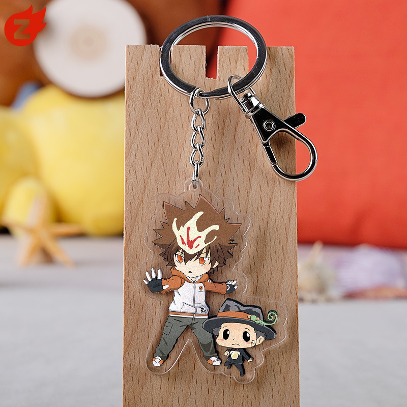 Móc khóa acrylic chủ đề Hitman Reborn