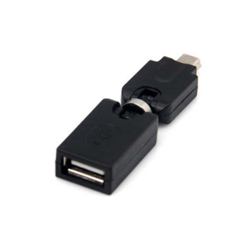 Đầu chuyển đổi usb 2.0 A cái sang mini 5 pin cái 360 độ chất lượng cao