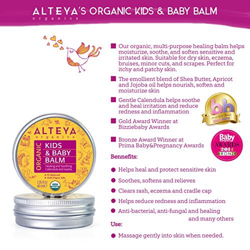 Sáp Thoa Đa Năng Hữu Cơ Trẻ Em Alteya Organics Baby Balm, 40ml