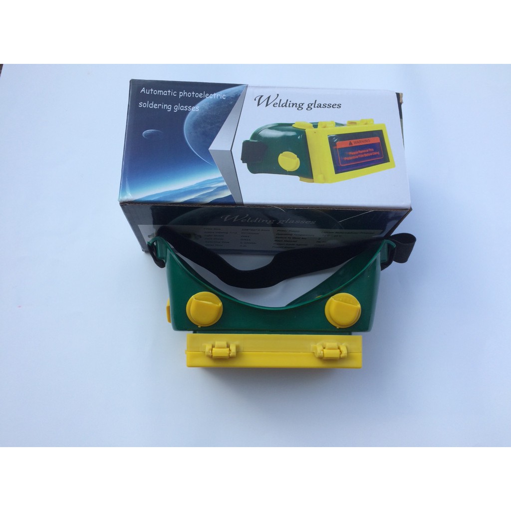 Kính Hàn Điện Tử Chống Khói Bằng Nhựa Dẻo Ốp Sát Mắt