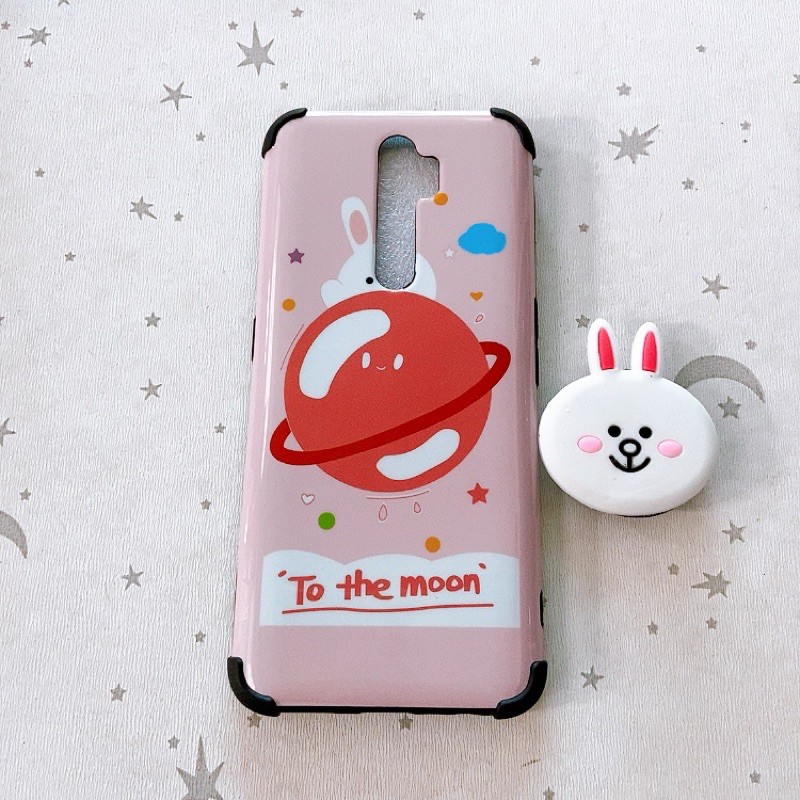 Ốp lưng idm Hàn Quốc kèm Pop Oppo A5 2020/ A9 2020/ A54 4G/ A74 4G/A95