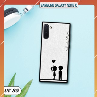Ốp lưng nhám viền dẻo Samsung Galaxy Note 10 in hình