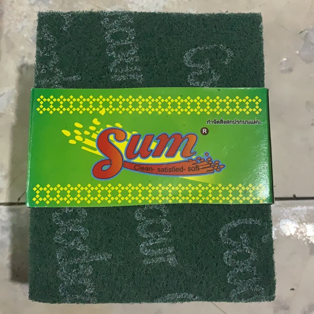 Combo 10 miếng cước xanh rửa chén bát