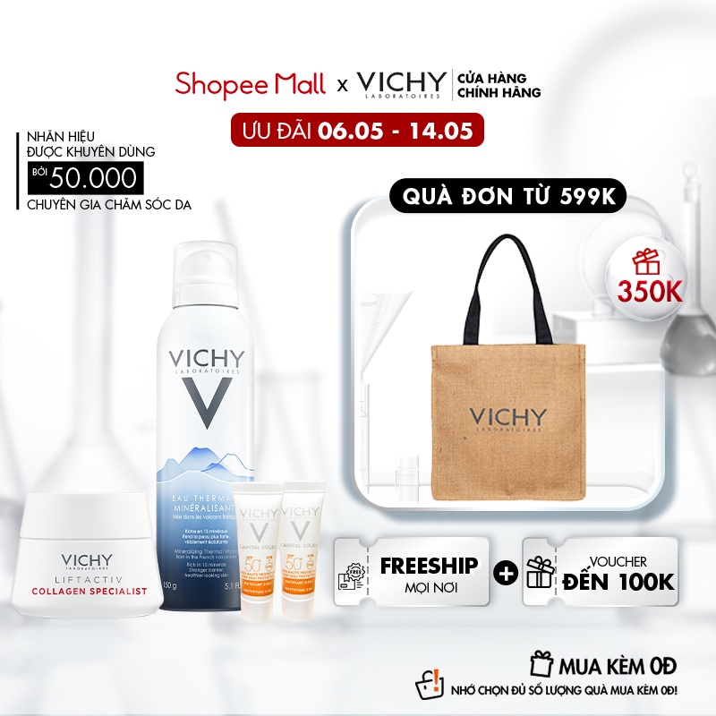 Bộ trải nghiệm dưỡng da ngăn ngừa lão hoá Vichy Anti Age Trial Set