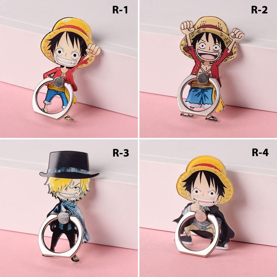 Nhẫn Đỡ Điện Thoại Chống Rơi Hình Nhân Vật One Piece