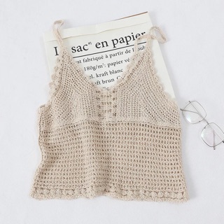Croptop len đan mùa hè đi biển (HÀNG ORDER)
