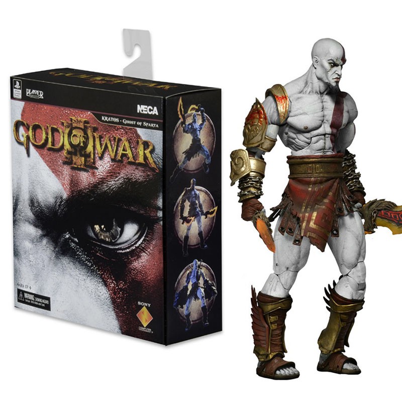 Mô Hình Nhân Vật Kui Ye / Head / Flame Game God Of War 3 Kích Thước 7 Inch