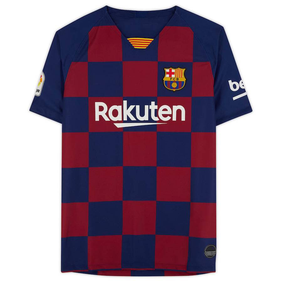 Áo Thun Bóng Đá Dáng Rộng Đội Tuyển Barcelona Mùa Giải 672 Goals 2019 / 2020