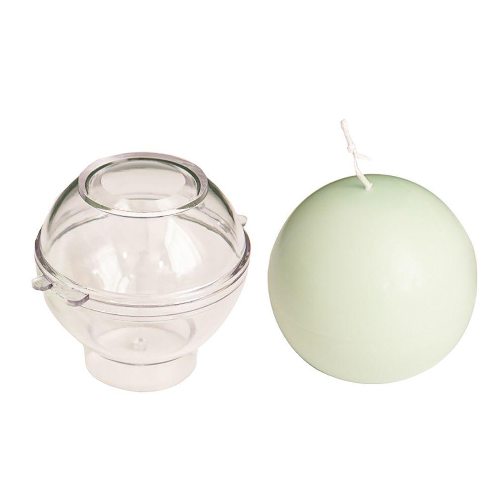 Khuôn Làm Nến Xà Phòng Hình Cầu Bằng Nhựa Trong Suốt