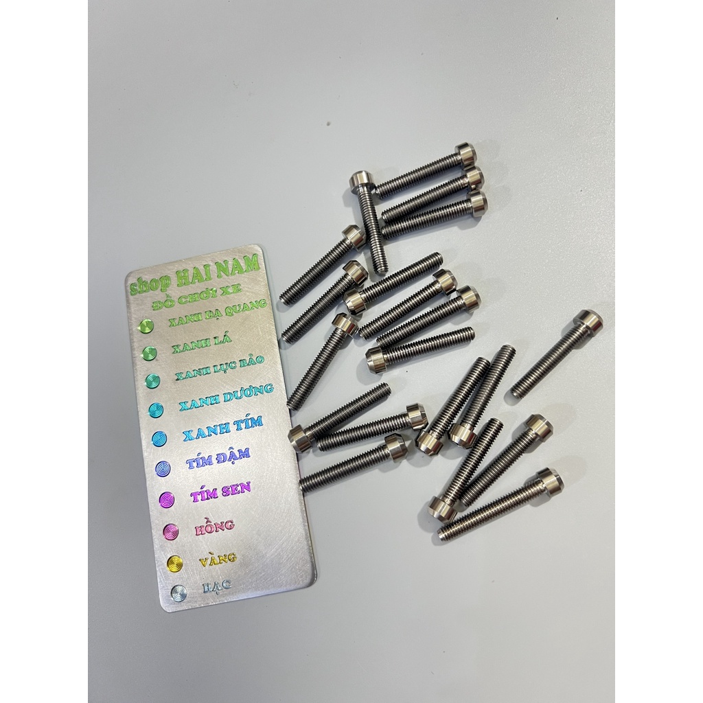 Ốc 6ly Các Size Đầu Trụ gắn các loại xe