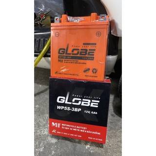 bình acquy Globe gắn xe dream ( 12v-6ah)