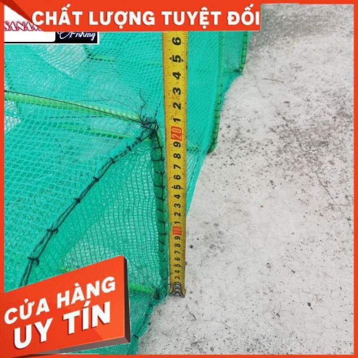 [ XẢ HÀNG ] [Xưởng sản xuất] Lồng lưới bát quái chã 12 cừa ngục đủ kích thước từ 3m - 8m - Sanami Fishing