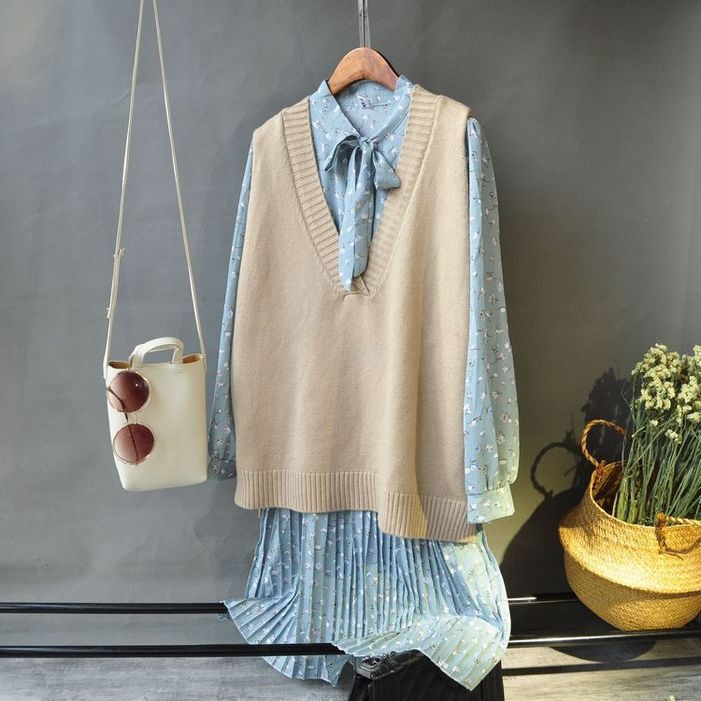 LGD1 ÁO LEN GILE HÀN QUỐC PHONG CÁCH VINTAGE | BigBuy360 - bigbuy360.vn
