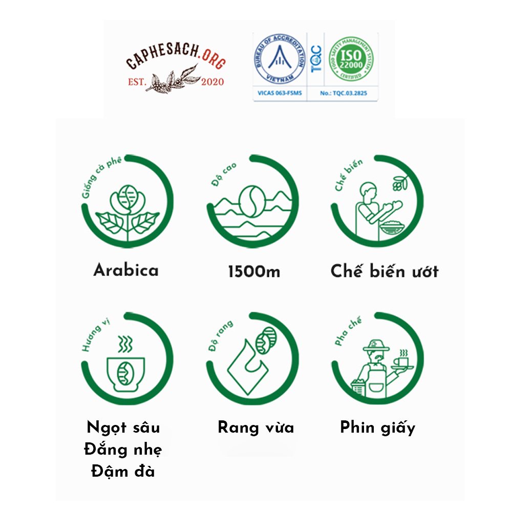 [COMBO] - Cà phê pha phin ĐẬM NHÂN CÁCH VIỆT &amp; HỘP CÀ PHÊ TÚI GIẤY LỌC ARABICA MEDIUM ROAST