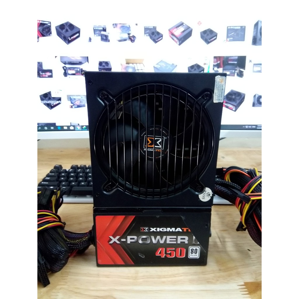 Nguồn Xigmatek X-POWER II 450 - nguồn phụ 8Pin cho card màn hình Bảo hành 3 Tháng