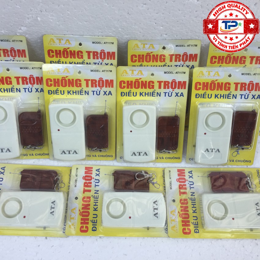 Thiết bị báo động từ xa cảm biến Rung ATA AT117 chống trộm rất hữu ích và thông minh AT117M / AT-117M