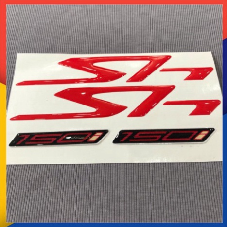 TEM NỔI CHỮ SH 150I ( KEO ĐỎ)