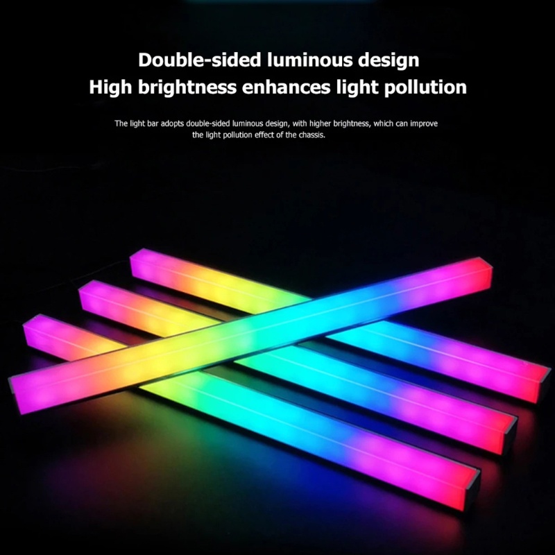Thanh Đèn LED RGB Hai Mặt Bằng Nhôm Màu Sắc Thương Hiệu NAMA Coolmoon