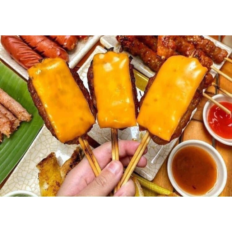 Nem nướng pho mai thơm ngon