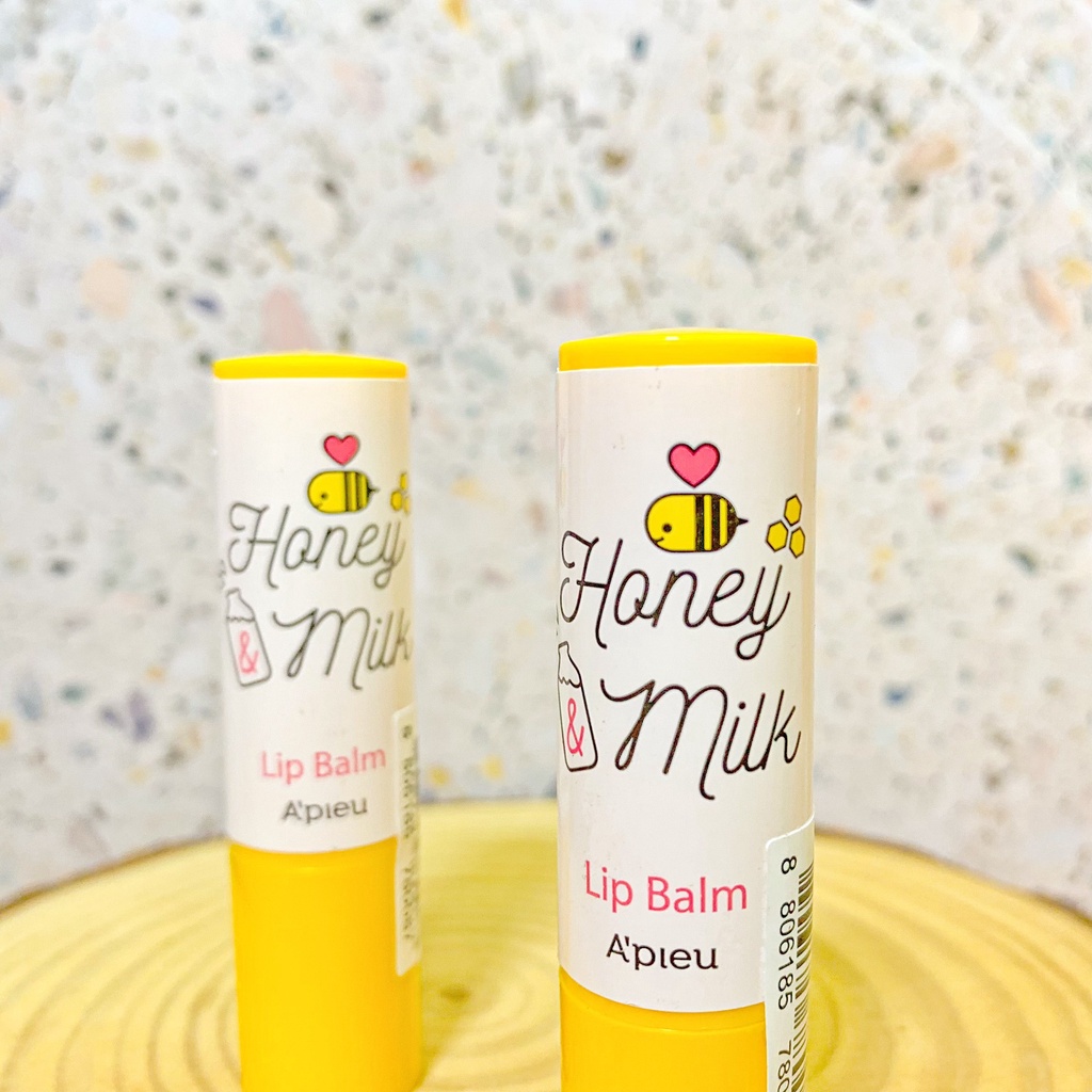 Son dưỡng Mật Ong A'Pieu Honey Milk Lip Balm