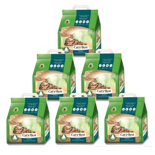 Combo 6 gói Lót ổ vệ sinh cho mèo Cats Best Sensitive/Green Power 2,9kg