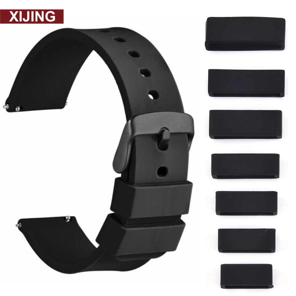 【COD】Giá Đỡ Dây Đồng Hồ Đeo Tay Bằng Cao Su PVC Cao Su 16-28mm