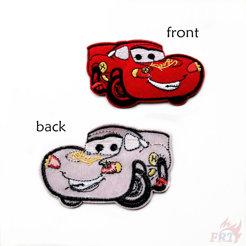Miếng ủi DIY trang trí quần áo hình xe hơi hoạt hình Lightning McQueen