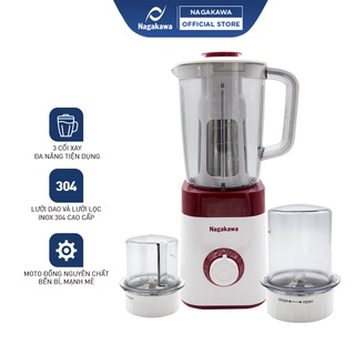 Máy Xay Sinh Tố 3 cối Nagakawa NAG0816 – Dung tích 1.5L