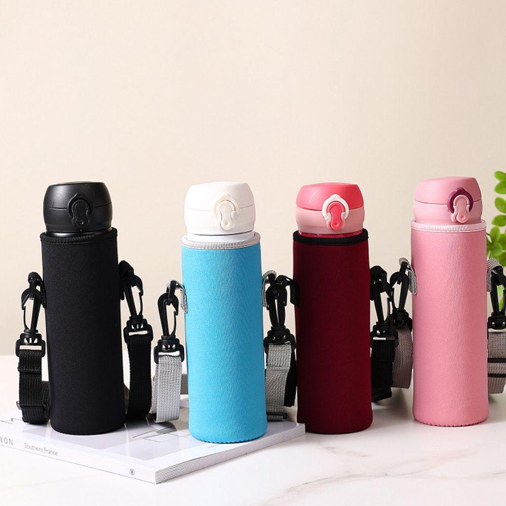 LEISURE Vỏ Bọc Bình Nước Thể Thao Có Dây Đeo Tiện Dụng Ốp