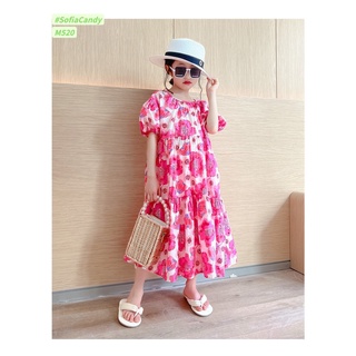 Đầm hoa hồng hot hit M520 Sofia Candy
