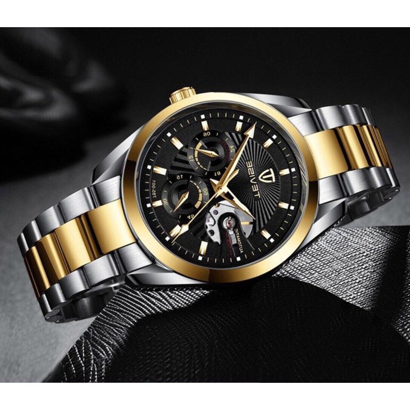 ĐỒNG HỒ AUTOMATIC TEVISE CHÍNH HÃNG NAM 795-001 DÂY INOX NGUYÊN KHỐI CAO CẤP