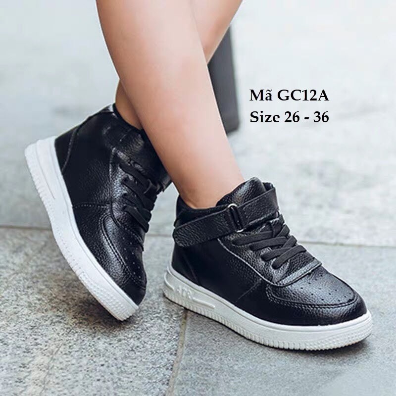 Giày thể thao bé trai 3-12 tuổi dáng sneaker năng động và cá tính GC12