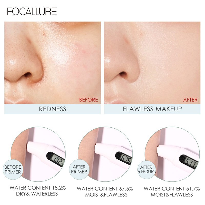 Kem Lót FOCALLURE 25g - Lâu Trôi - Dưỡng Ẩm - Làm Sáng Da