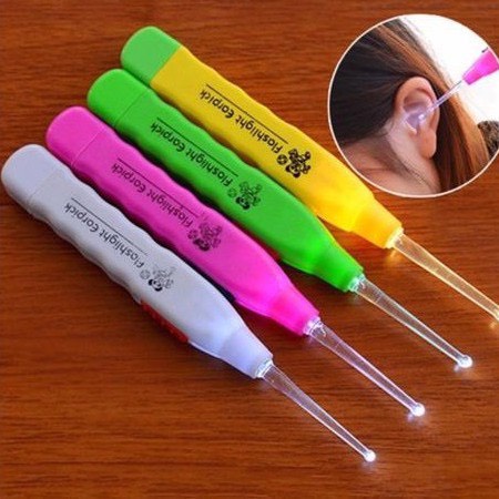 Bộ Lấy Ráy Tai Có Đèn 3 Đầu Tiện Lợi  247