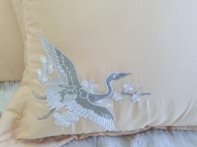 Vỏ gối 100% cotton sateen cỡ 45*65cm - có túi đựng lịch sự