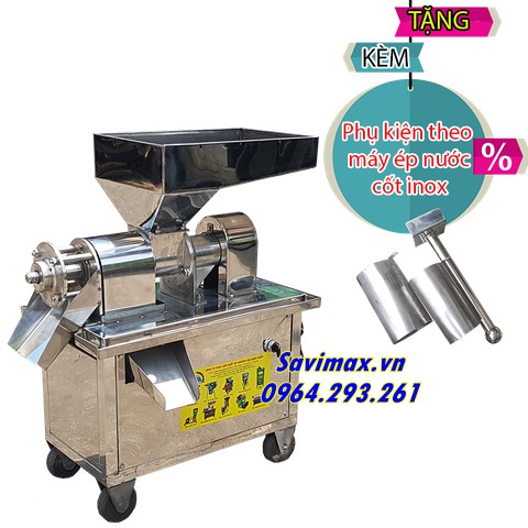 Máy ép nước cốt Inox đa năng, chạy điện