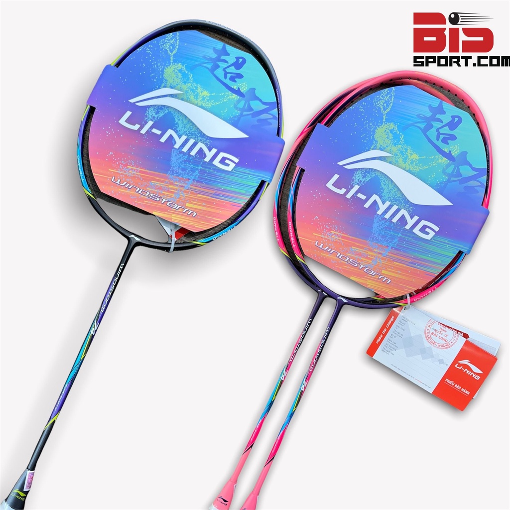 Vợt Cầu Lông Lining Windstorm 74 Chính Hãng - Màu Hồng ( Nặng Đầu 4U )