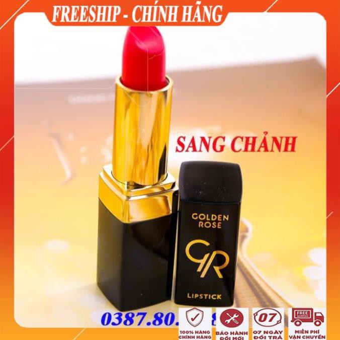 [BÁN PHÁ GIÁ - FreeShip] Son lì đẹp lâu trôi golden rose lipstick/Son môi cao cấp không lem, không khô môi