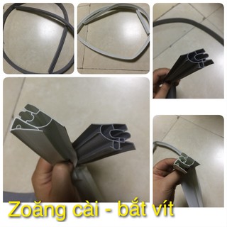 Ron Tủ Lạnh Kiểu Gài Dài 2 mét , màu Xám (Gioăng cao su)