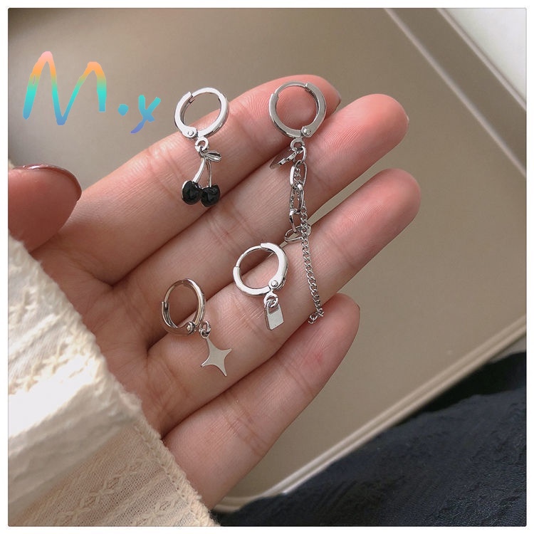 Set 4 khuyên tai thời trang cho nữ