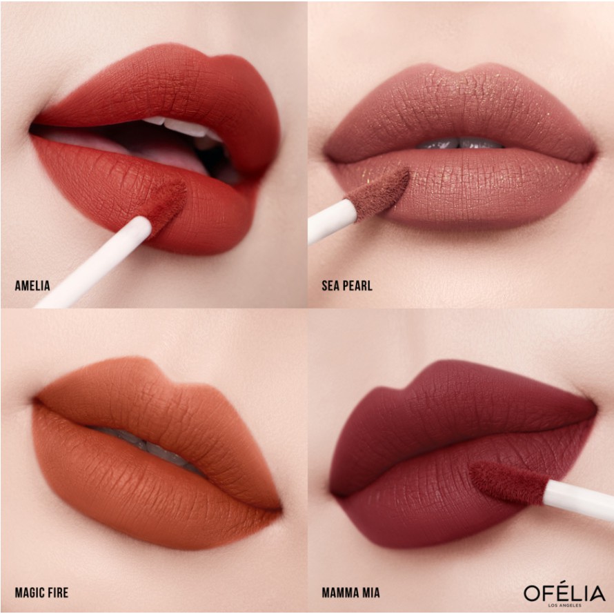 Set Son LIPSTICK & CHILL Version 1 - OFÉLIA Glacier + Modern Matte + Touch of Rose (5g x 3,5g x 4ml) | Thế Giới Skin Care