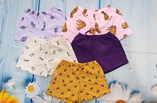 Quần đùi trẻ em ( combo 5 cái)