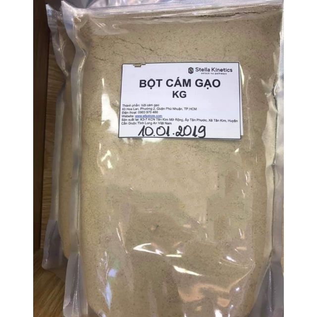 Sỉ Bột Cám Gạo Nguyên Chất Milaganics 1kg